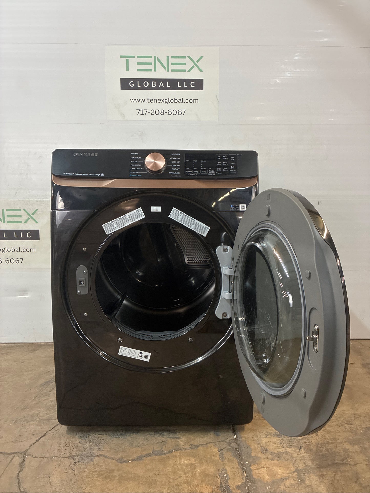 Samsung Smart Electric Dryer, Black