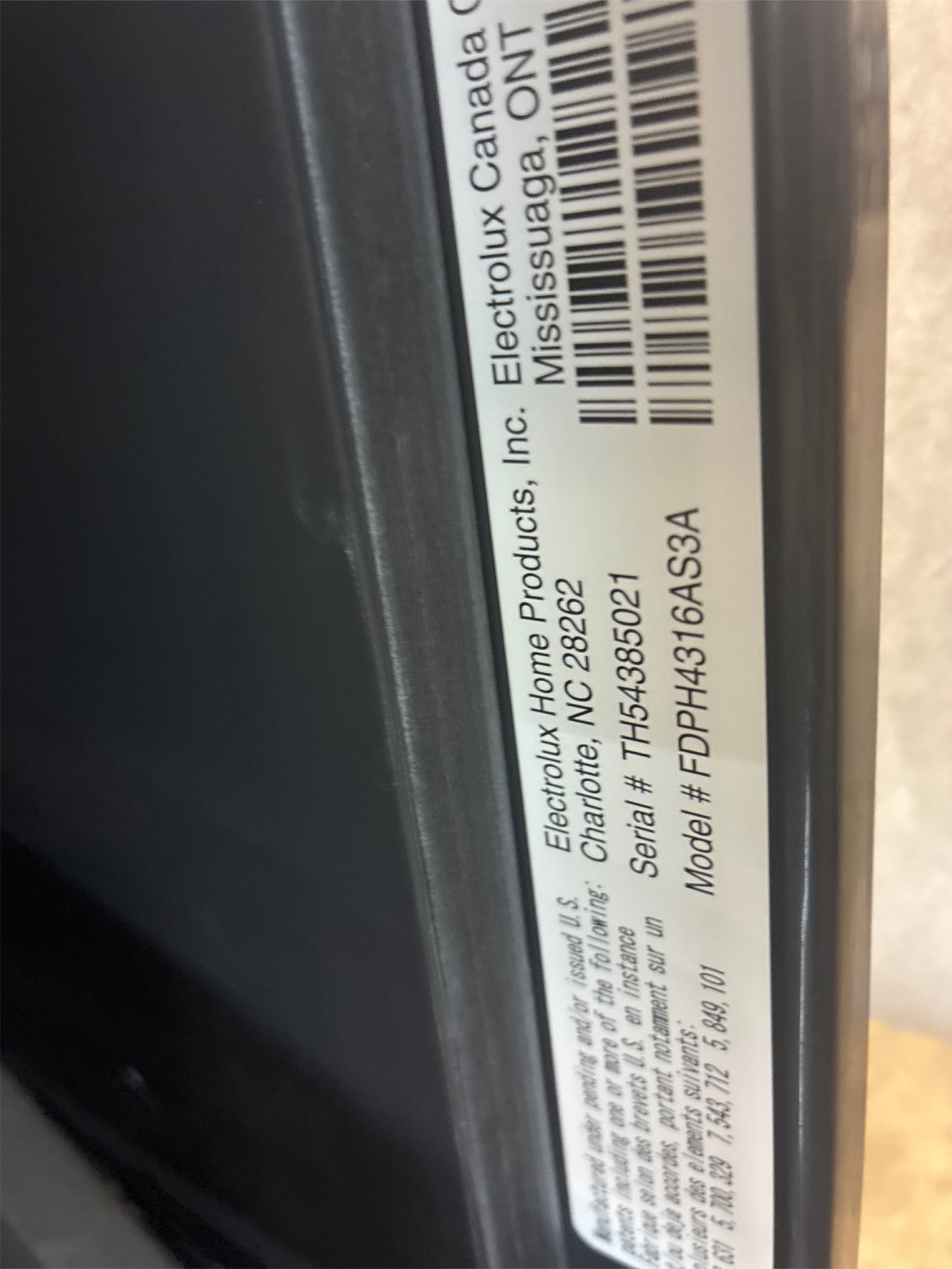 Frigidaire 24, Top-Control Dishwasher