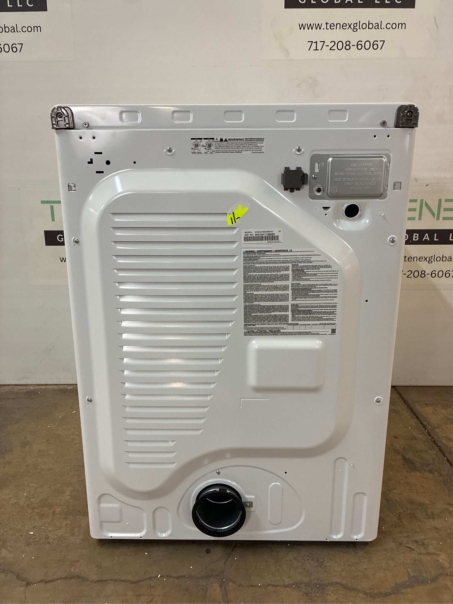 Samsung 7.5-cu. ft Stackable Dryer (White)