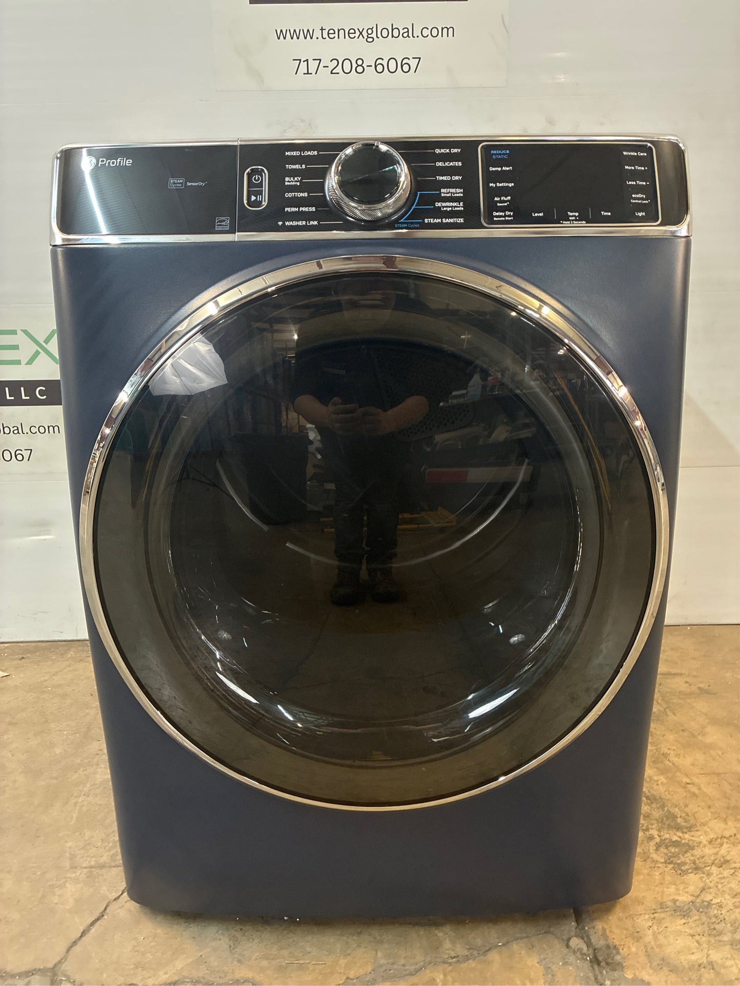 GE Profile 7.8 cu. ft. Vented Electric Dryer with Steam
