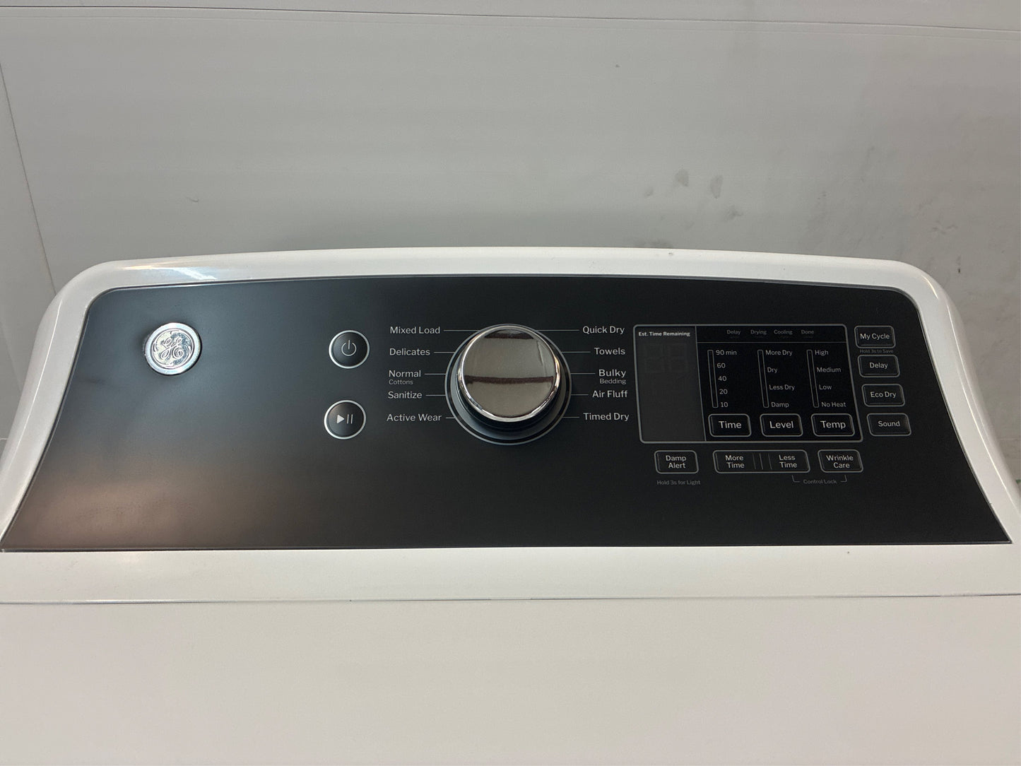 GE 7.4 cu ft Electric Dryer White