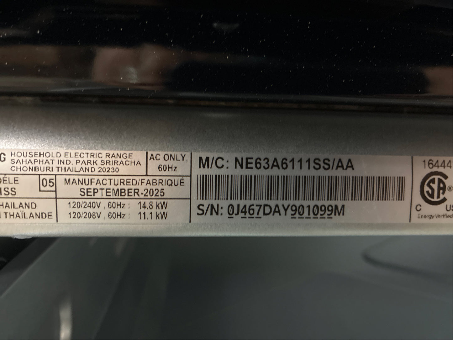 Samsung 6.3 cu.ft. 4-Burner Electric Range