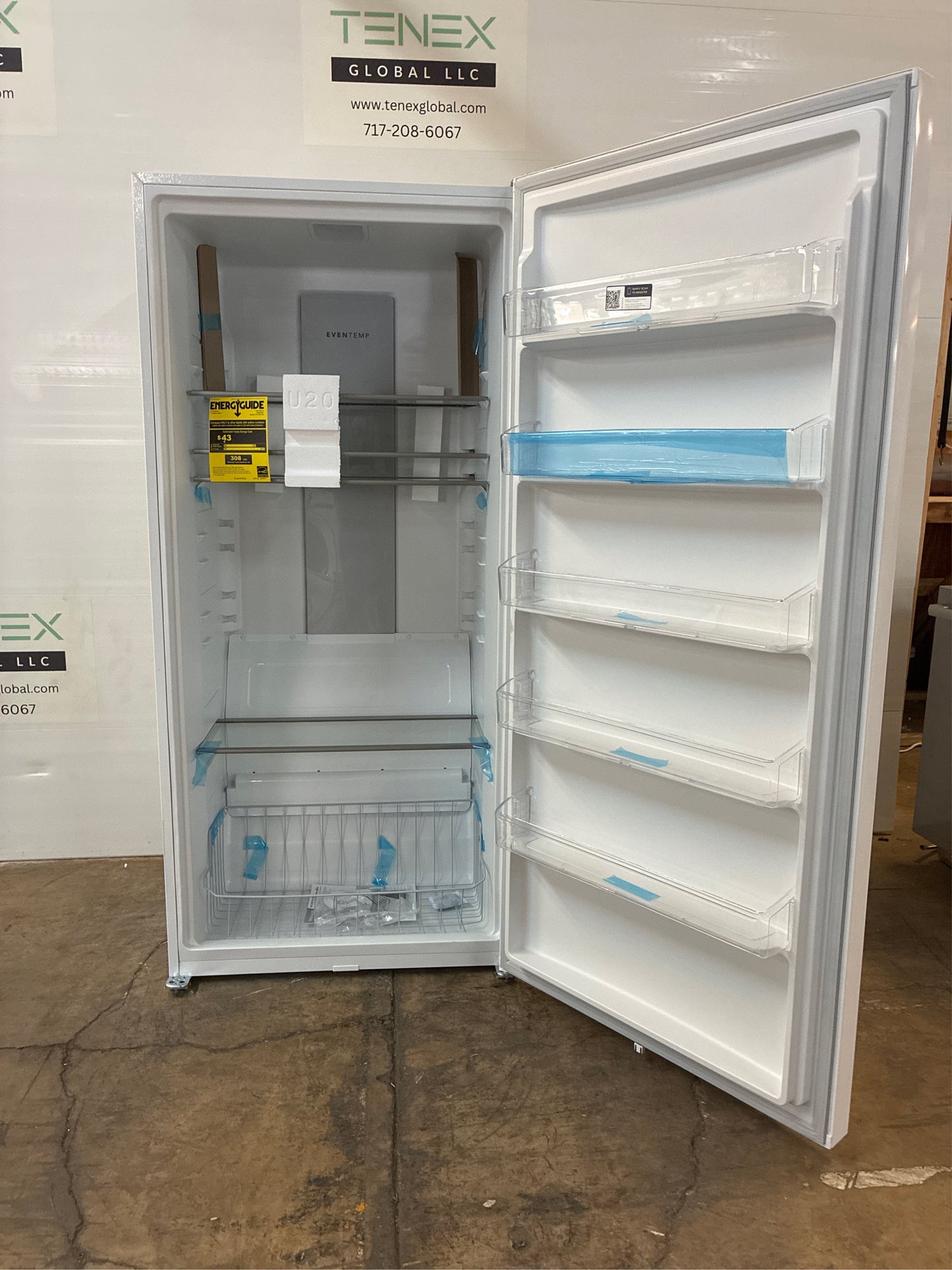 33 in. 20 cu. ft. Freezerless Refrigerator, White