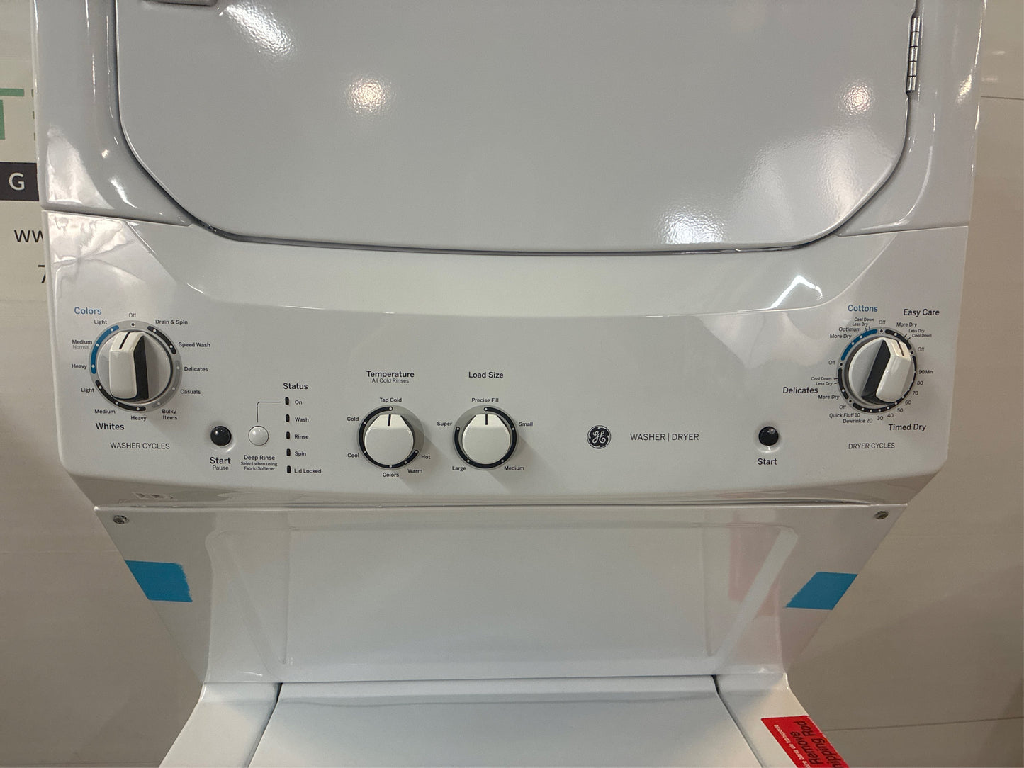 3.8 cu. ft. Washer & 5.9 cu. ft. Gas Dryer