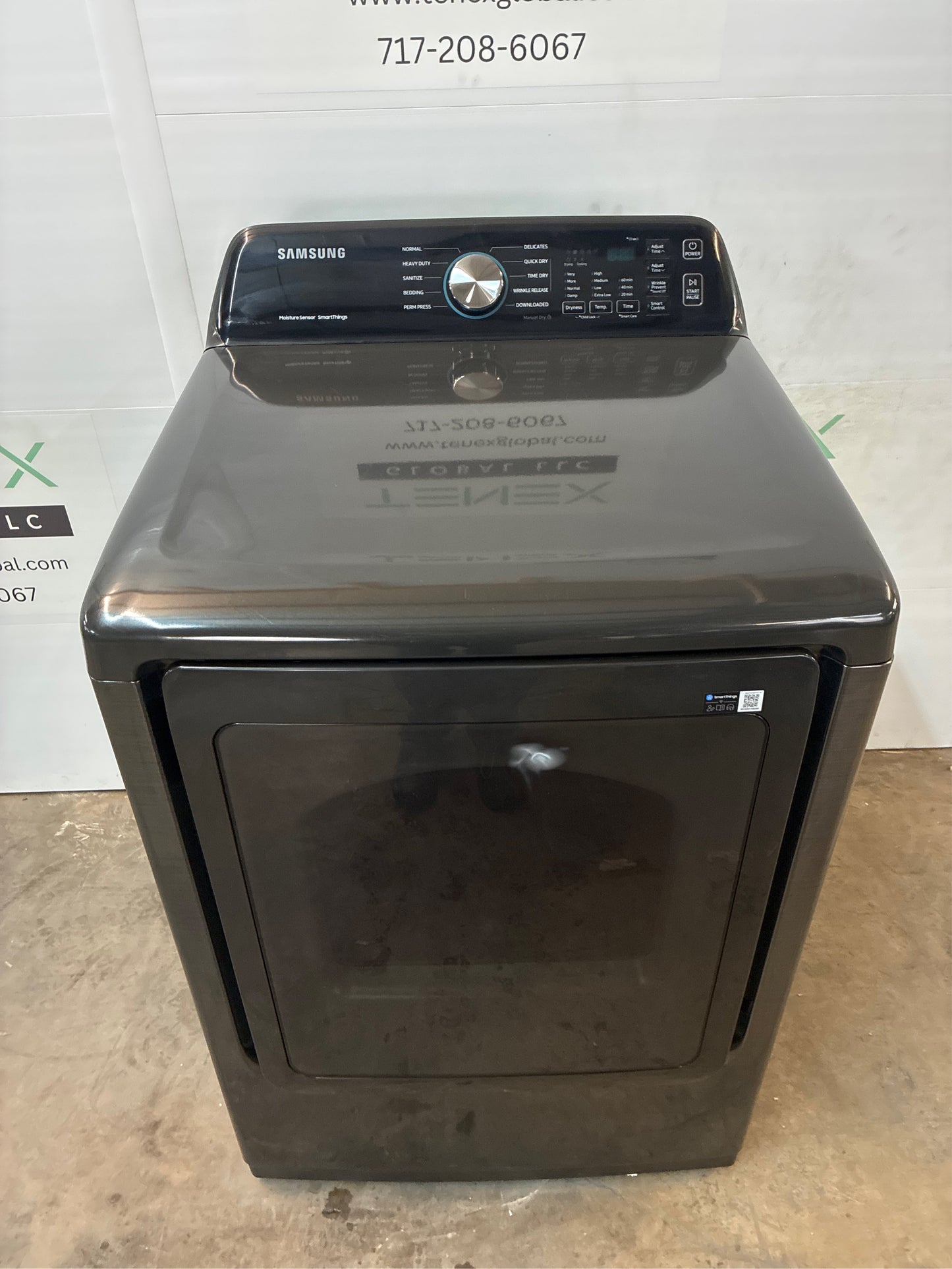 Samsung 7.4 cu ft Smart Electric Dryer Black