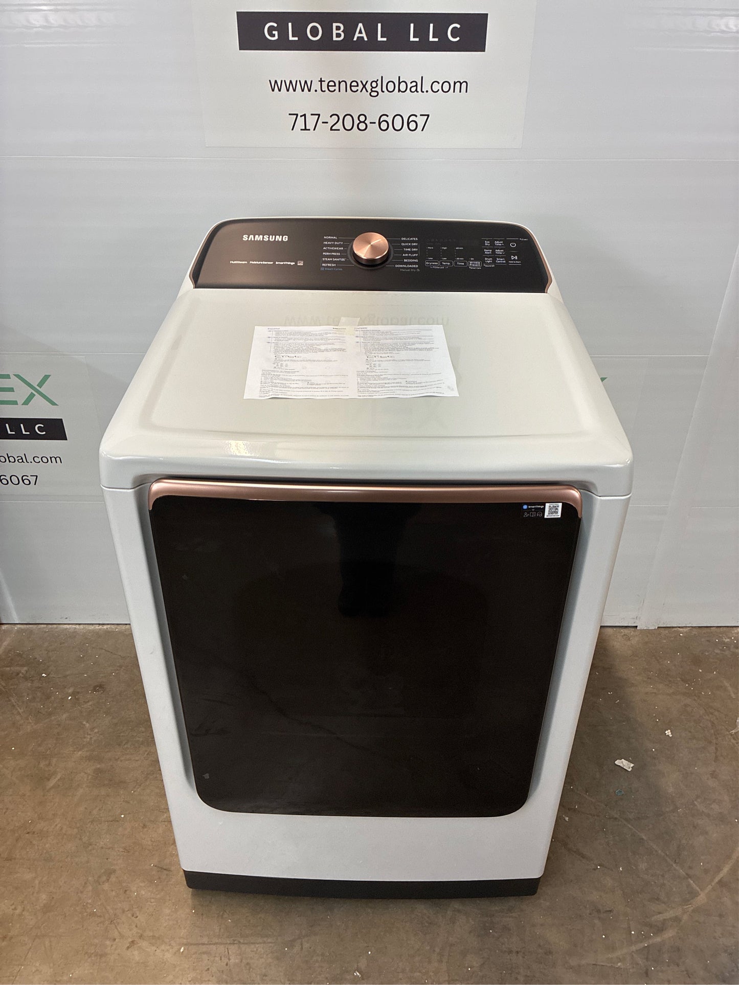 7.4 cu. ft. Smart Electric Dryer in Ivory