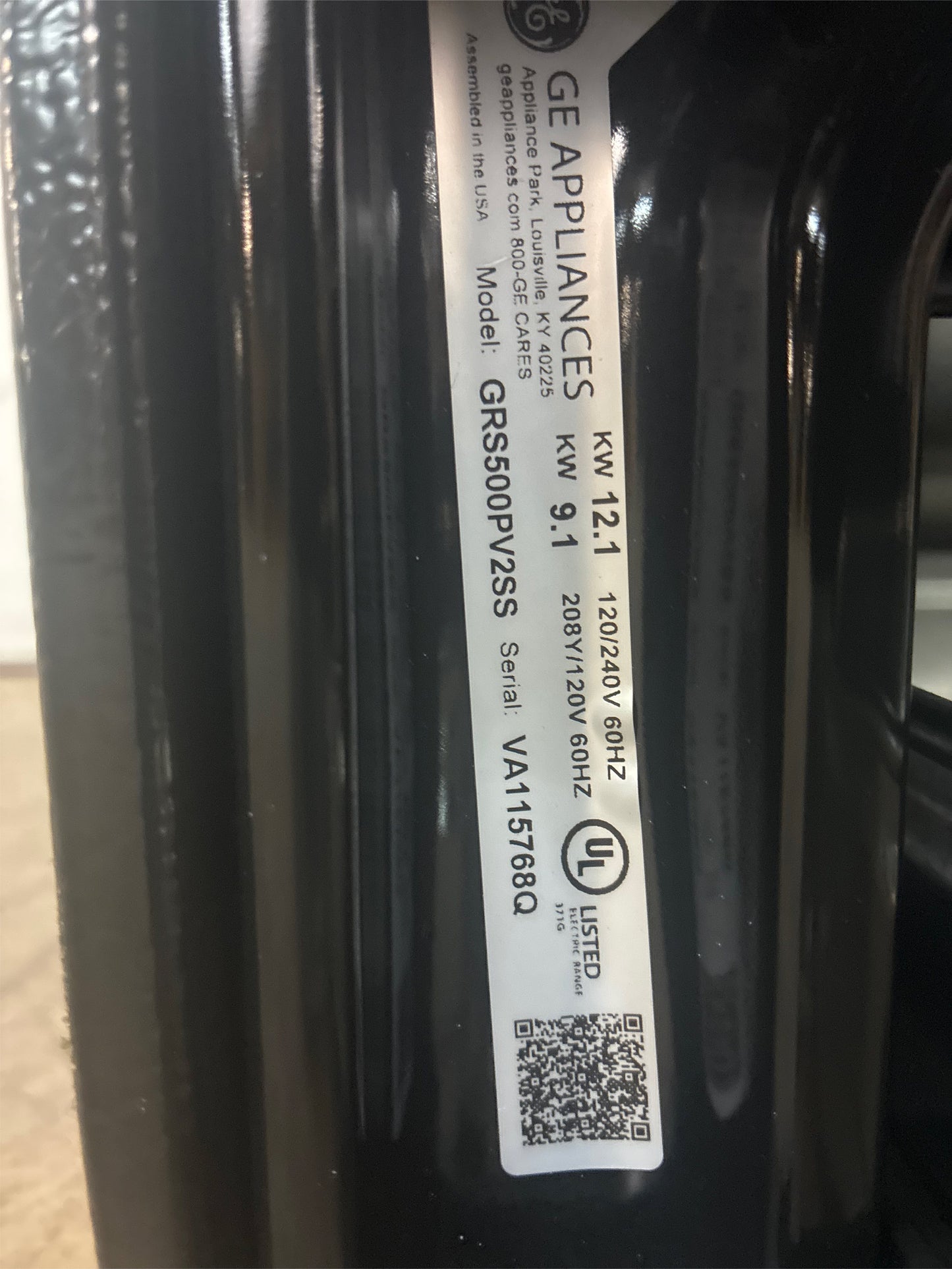 GE 30 in. 5-Burner Electric Slide-In Range