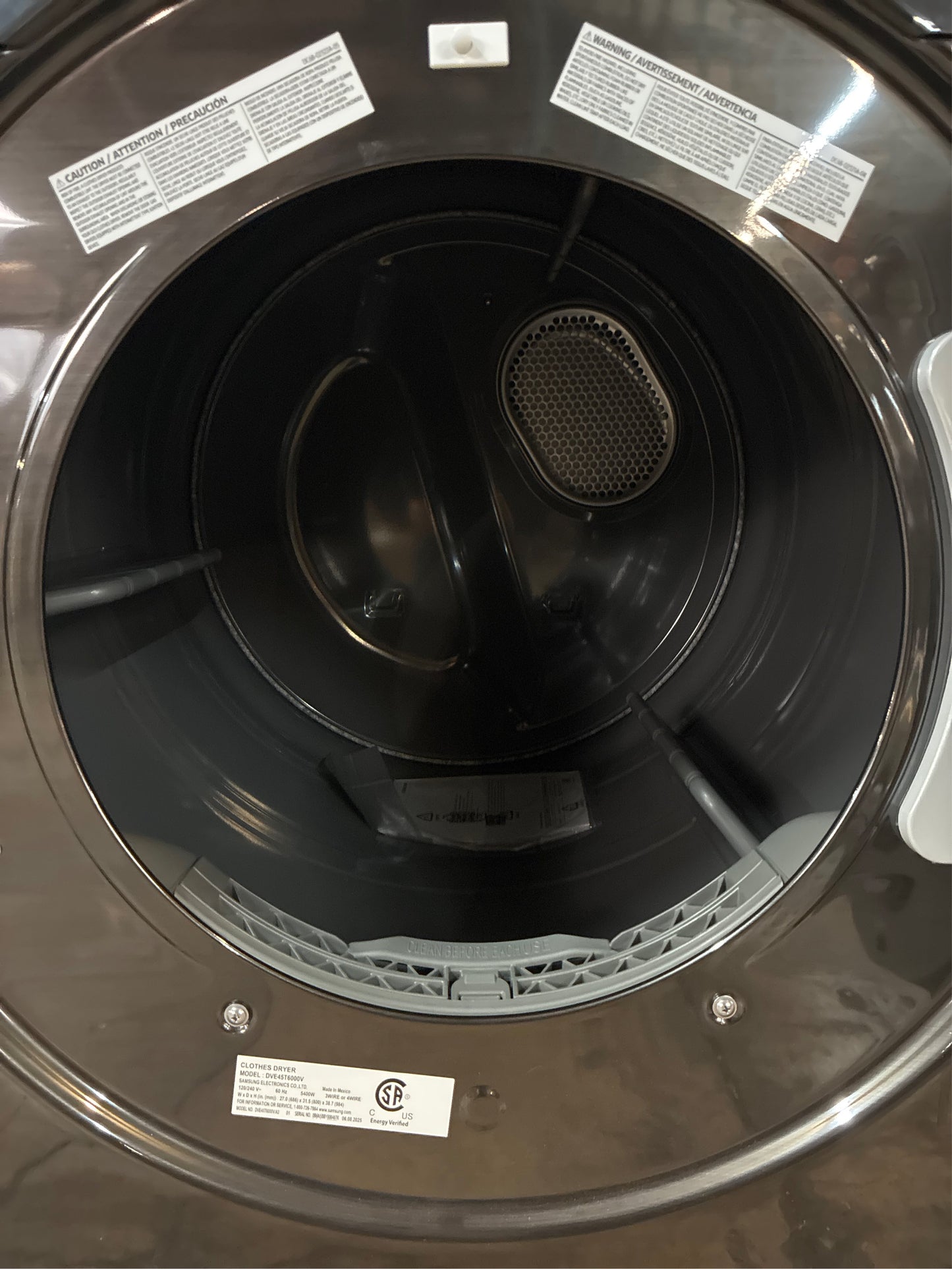 Samsung 7.5 cu.ft Stackable Electric Dryer