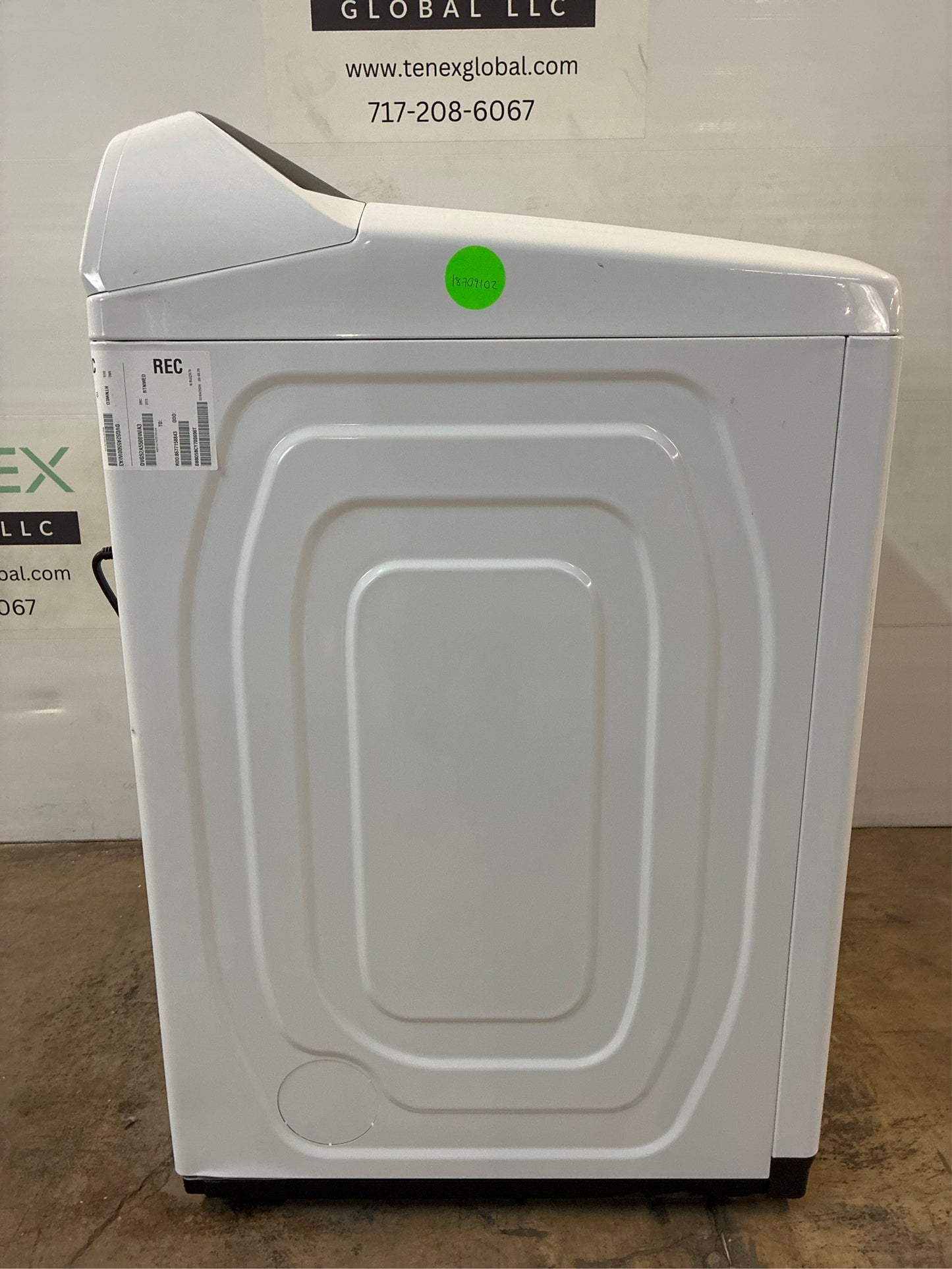 Samsung 7.4 cu. ft. Gas Dryer with Steam White