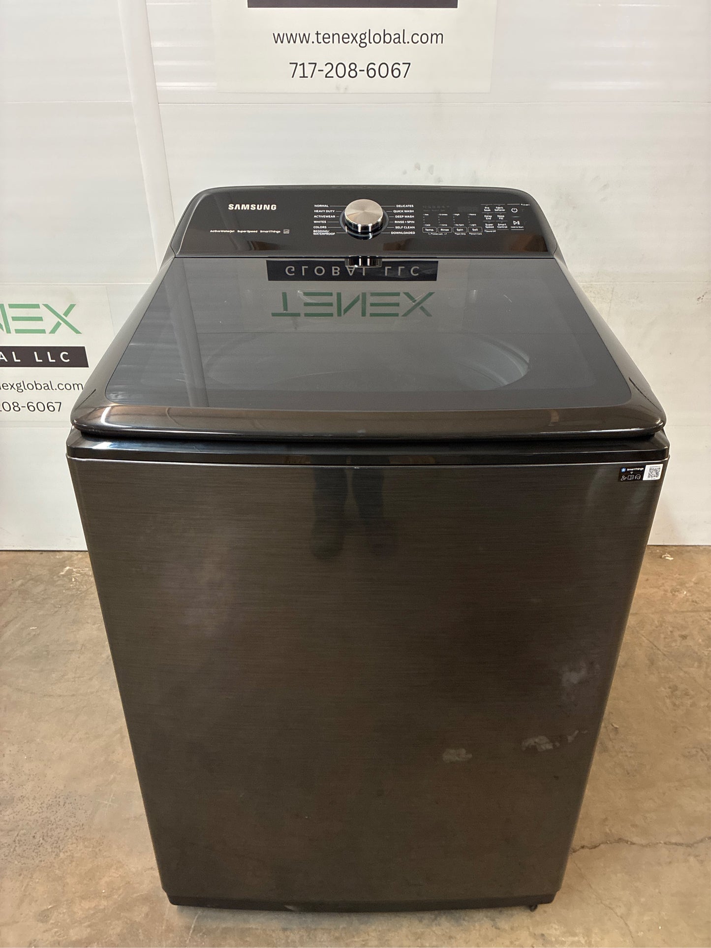 Samsung Smart Top Load Washer w/ Super Speed Wash Black