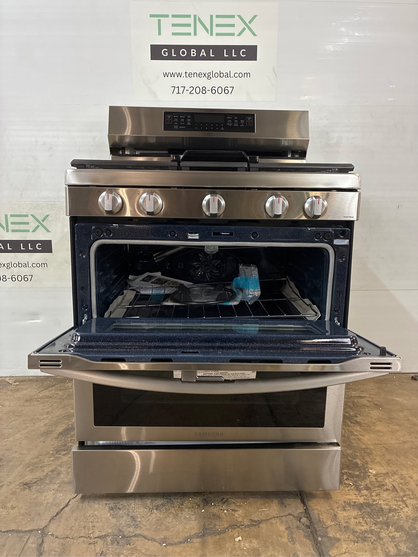 Samsung 6 cuft 30 Gas Range with Air Fry