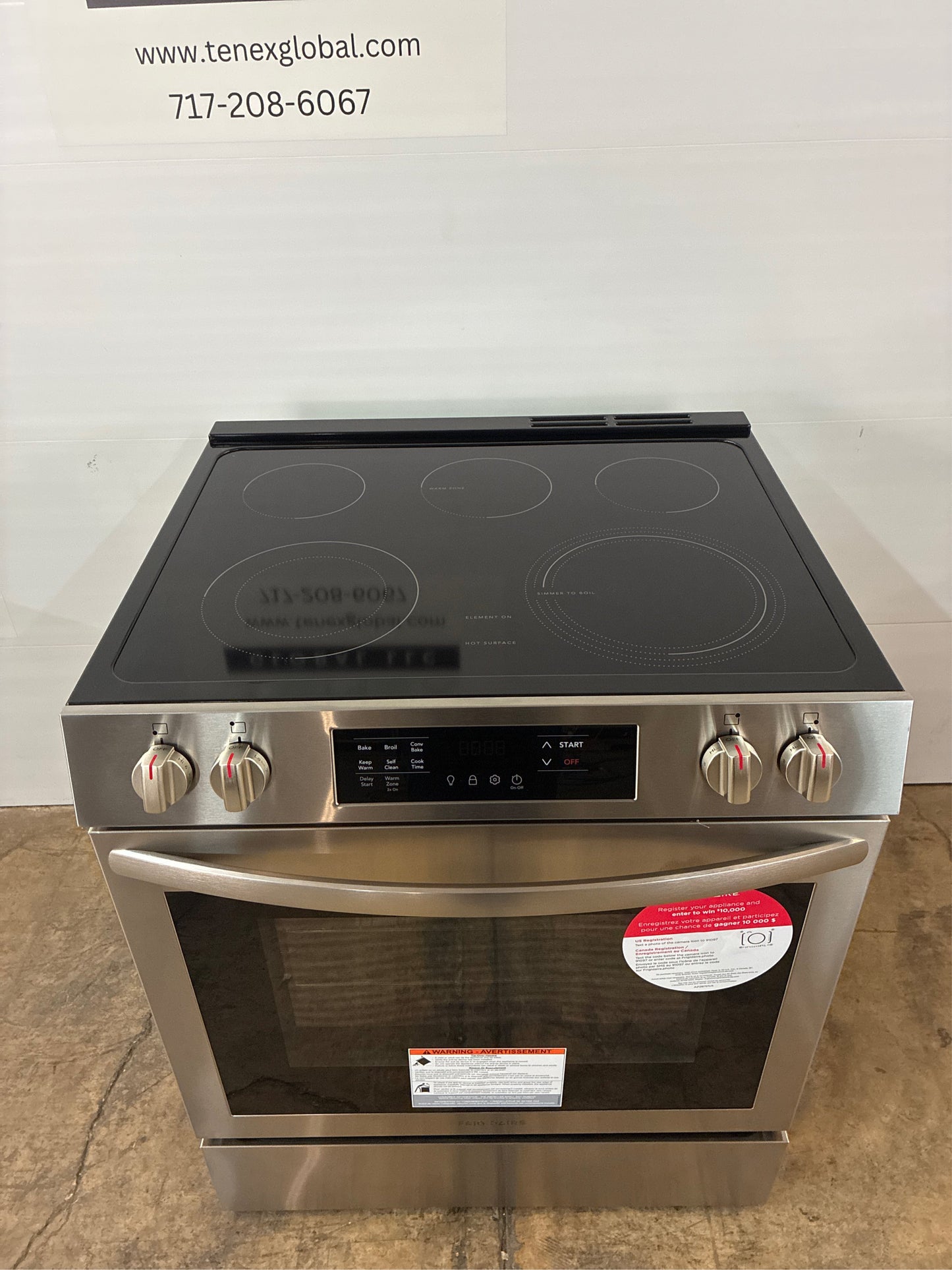 Frigidaire 30-in Glass Top Slide-in Range