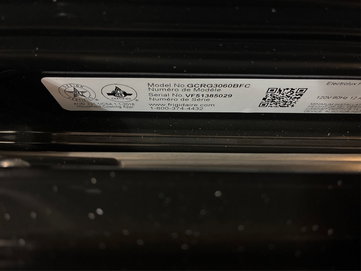 Frigidaire Gallery 30-in 5 Burners 5.1-cu ft Gas Range