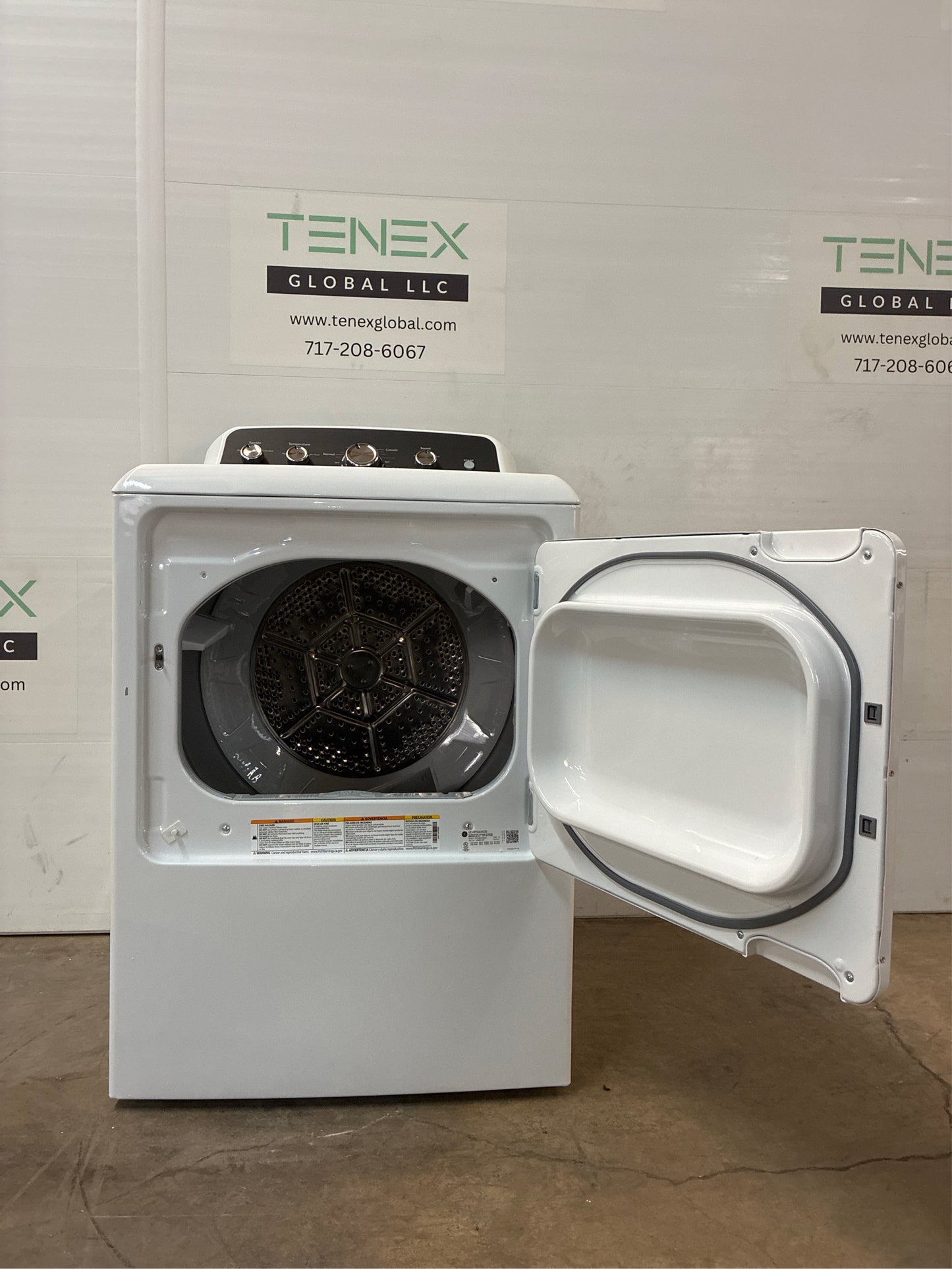 GE 7.2 cu. ft. Vented Electric Dryer, White