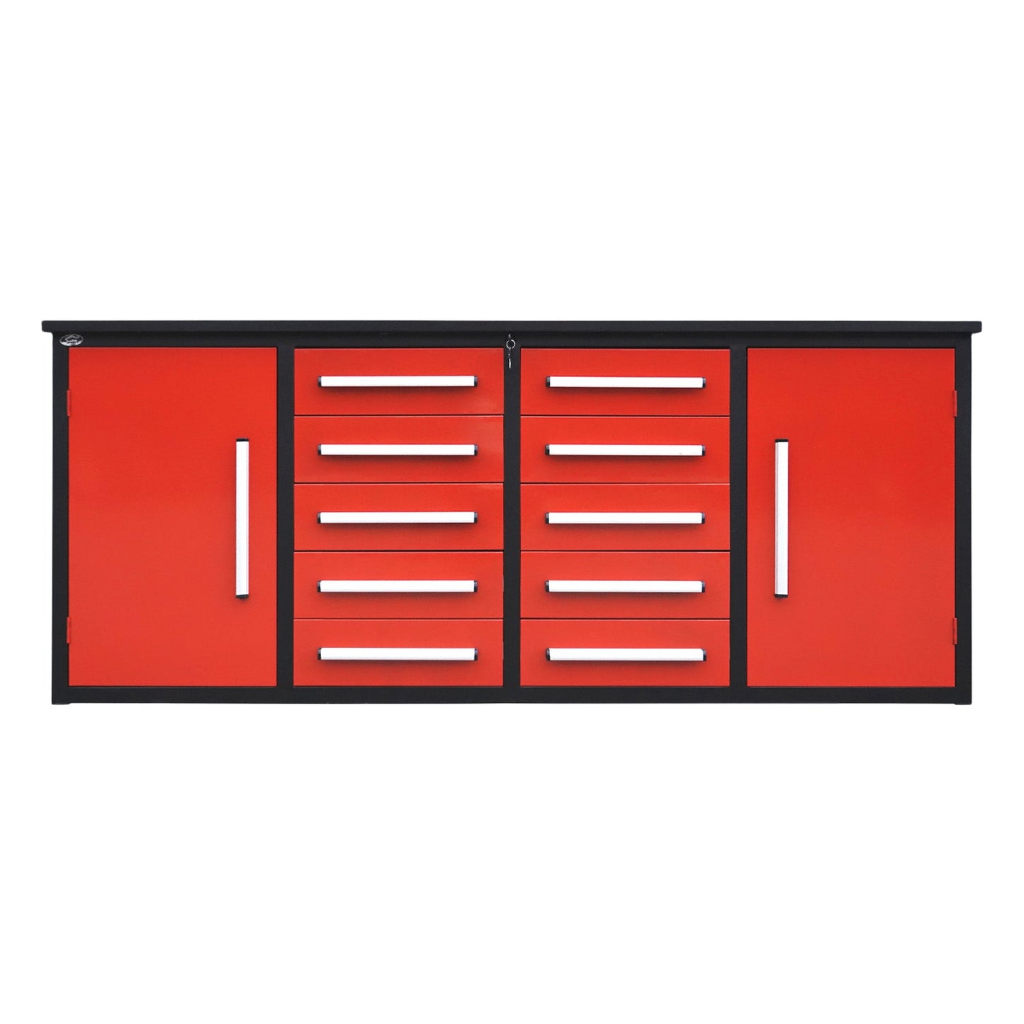 7ft Heavy Duty Workbench with 10 Drawers & 2 Cabinets