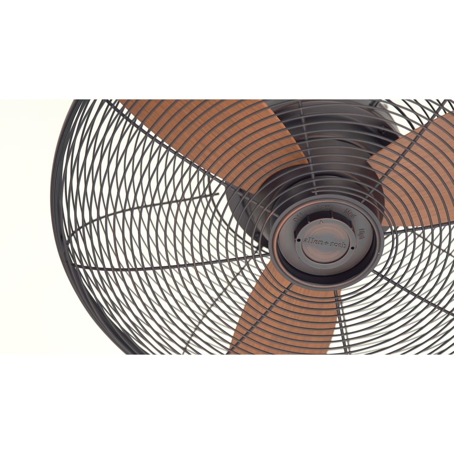 allen + roth Valdosta 20-in Oil rubbed bronze Fan
