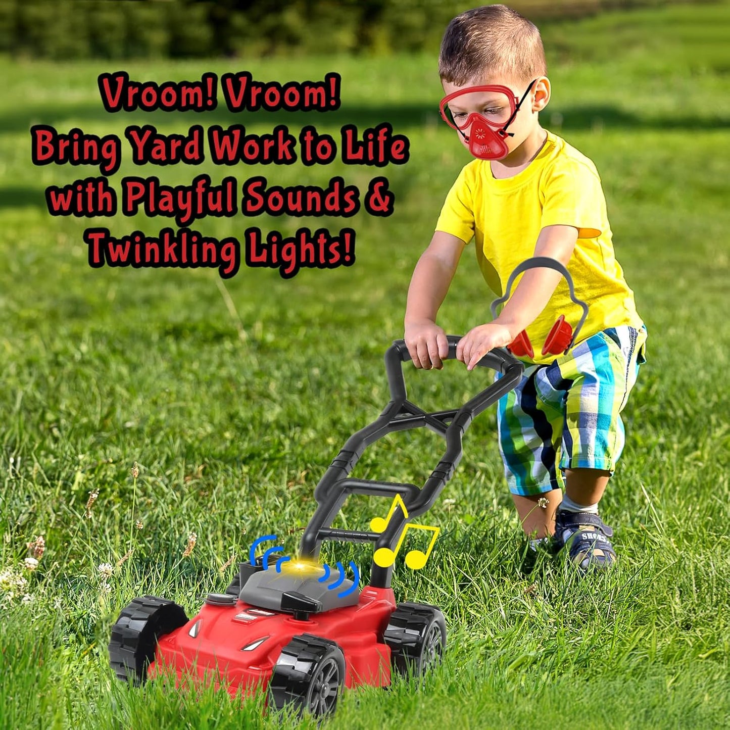 Kids Leaf Blower Toy Chainsaw Set w/ Gear
