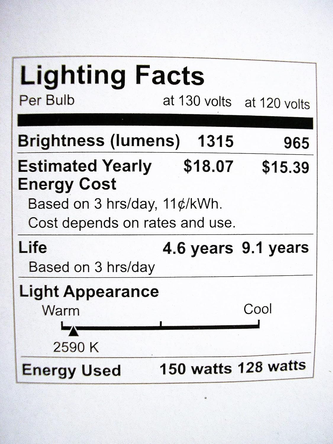 Philips 046677385682 Light Bulb, Warm White