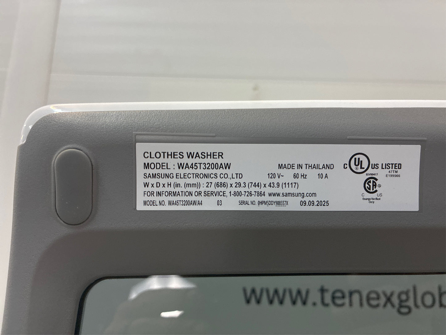 Samsung 4.5-cu ft Washer (White)