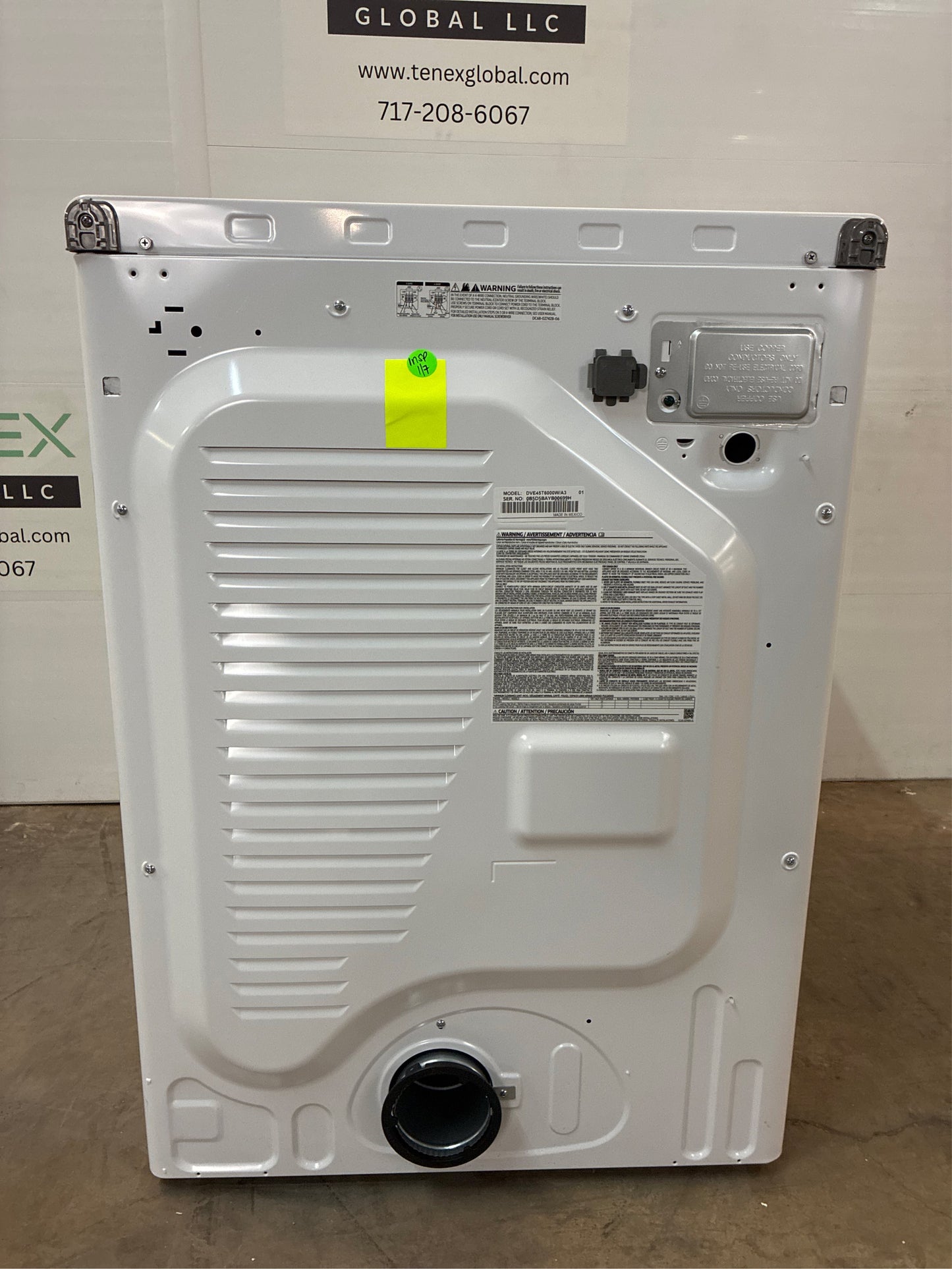 Samsung 7.5 cu.ft. Stackable Electric Dryer (White)