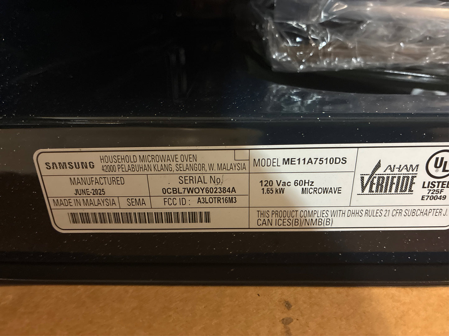 Samsung SLIM Over-the-Range Microwave