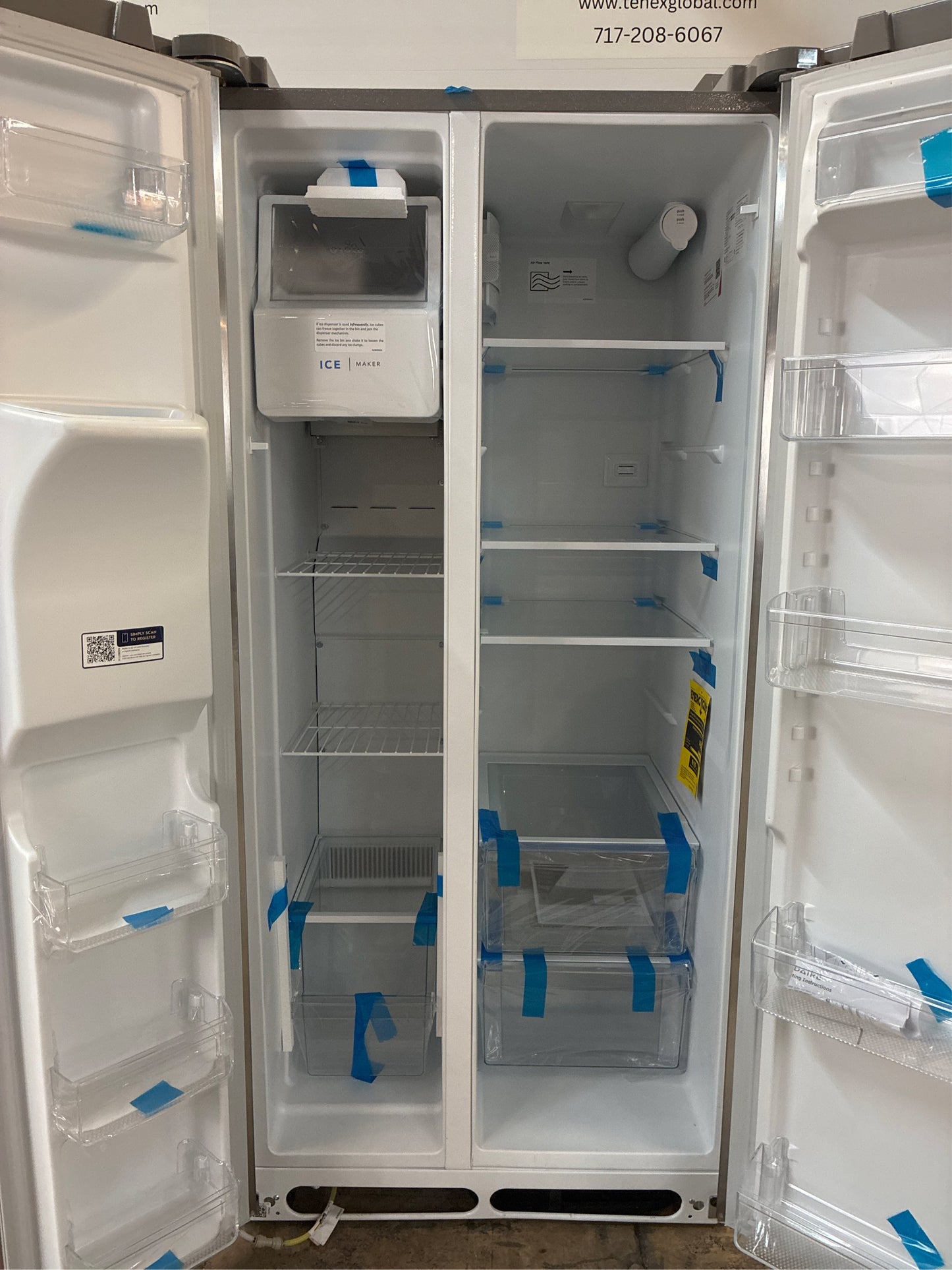 Frigidaire 33-in. Stainless Side-by-Side Refrigerator