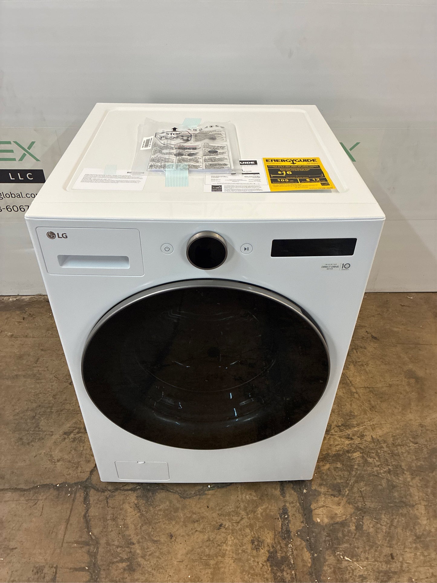 LG 4.5 cu. ft. Smart Front Load Washer, White