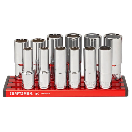Craftsman V-Series Socket Set, 12 pc