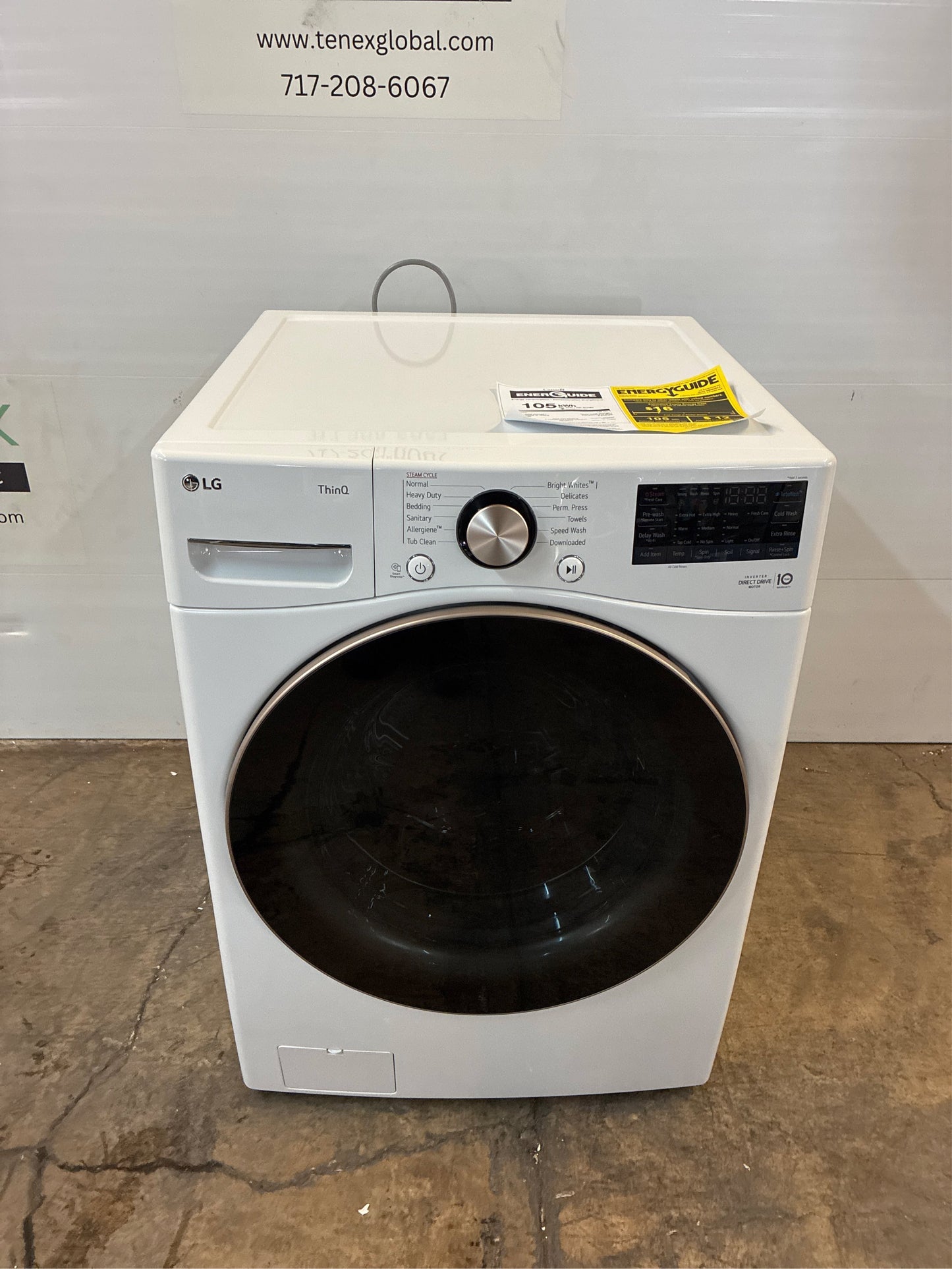 LG 4.5-cu ft Stackable Front-Load Washer