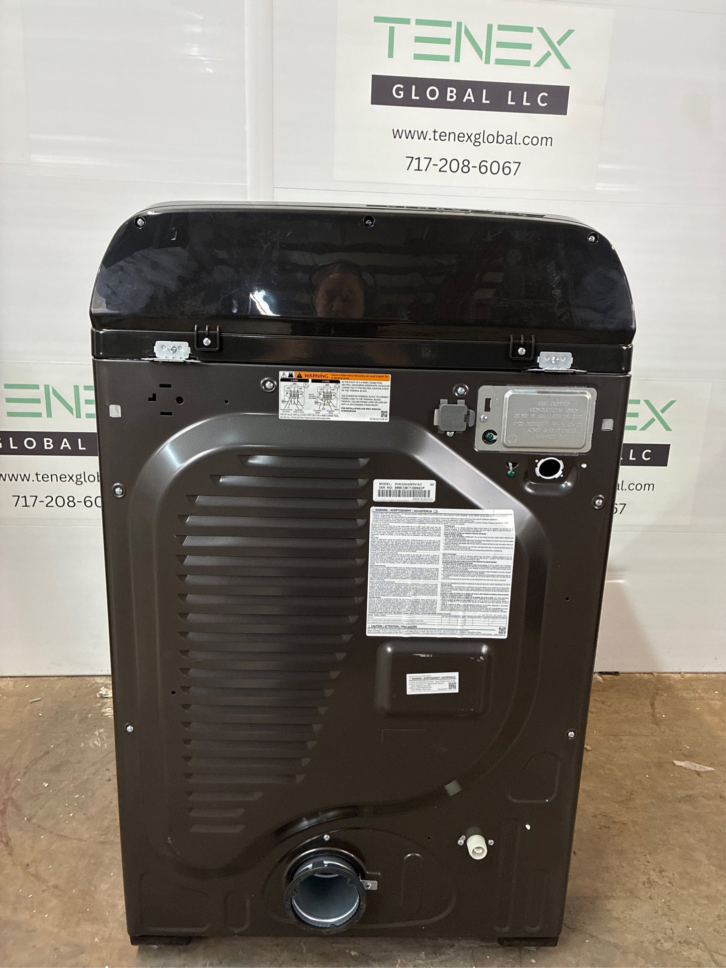 7.4 cu. ft. Smart Vented Electric Dryer, Black