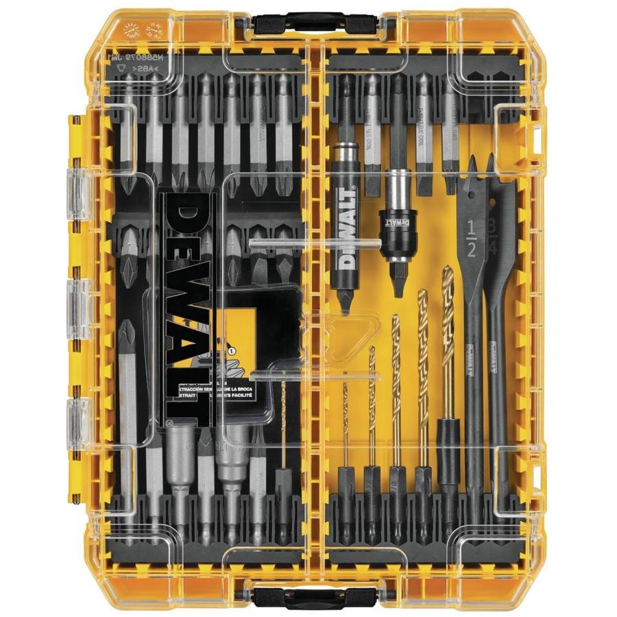 DEWALT Tough Grip 35-Piece Titanium Bits Set