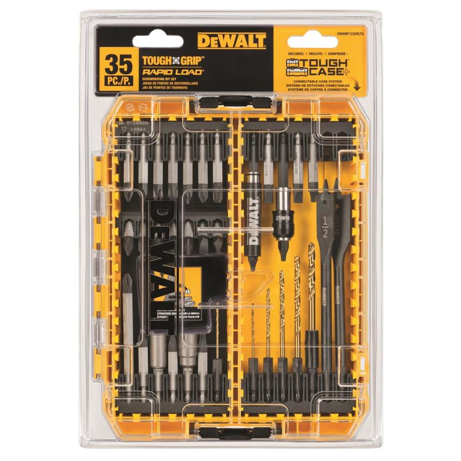 DEWALT Tough Grip 35-Piece Titanium Bits Set