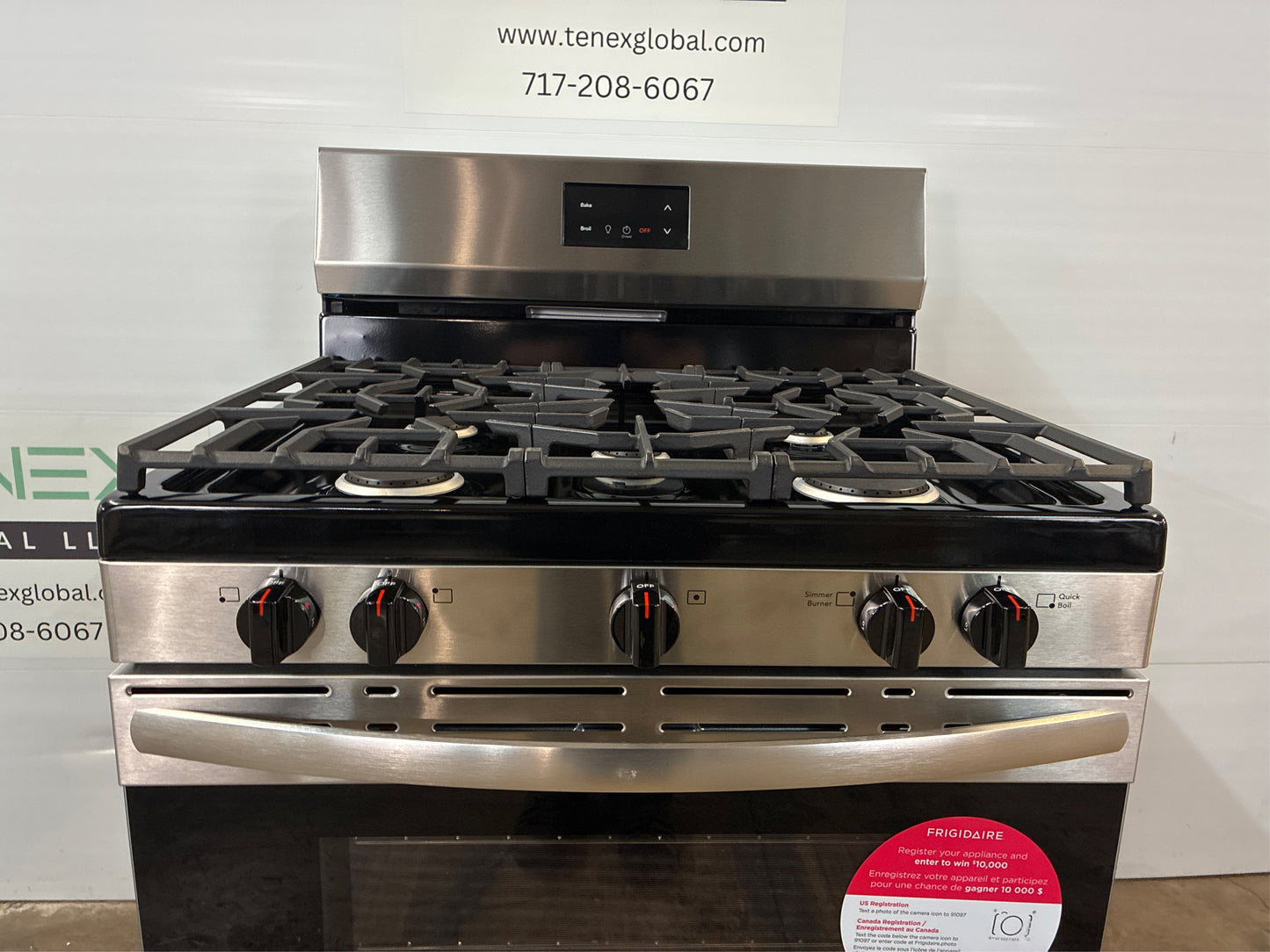 Frigidaire 30" 5-Burner 5.1-cu ft Gas Range