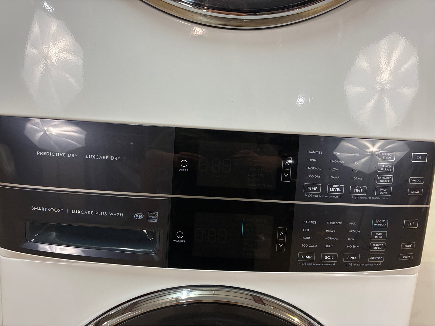 Electrolux 4.5 cu. ft. Washer & 8.0 cu. ft. Dryer Tower