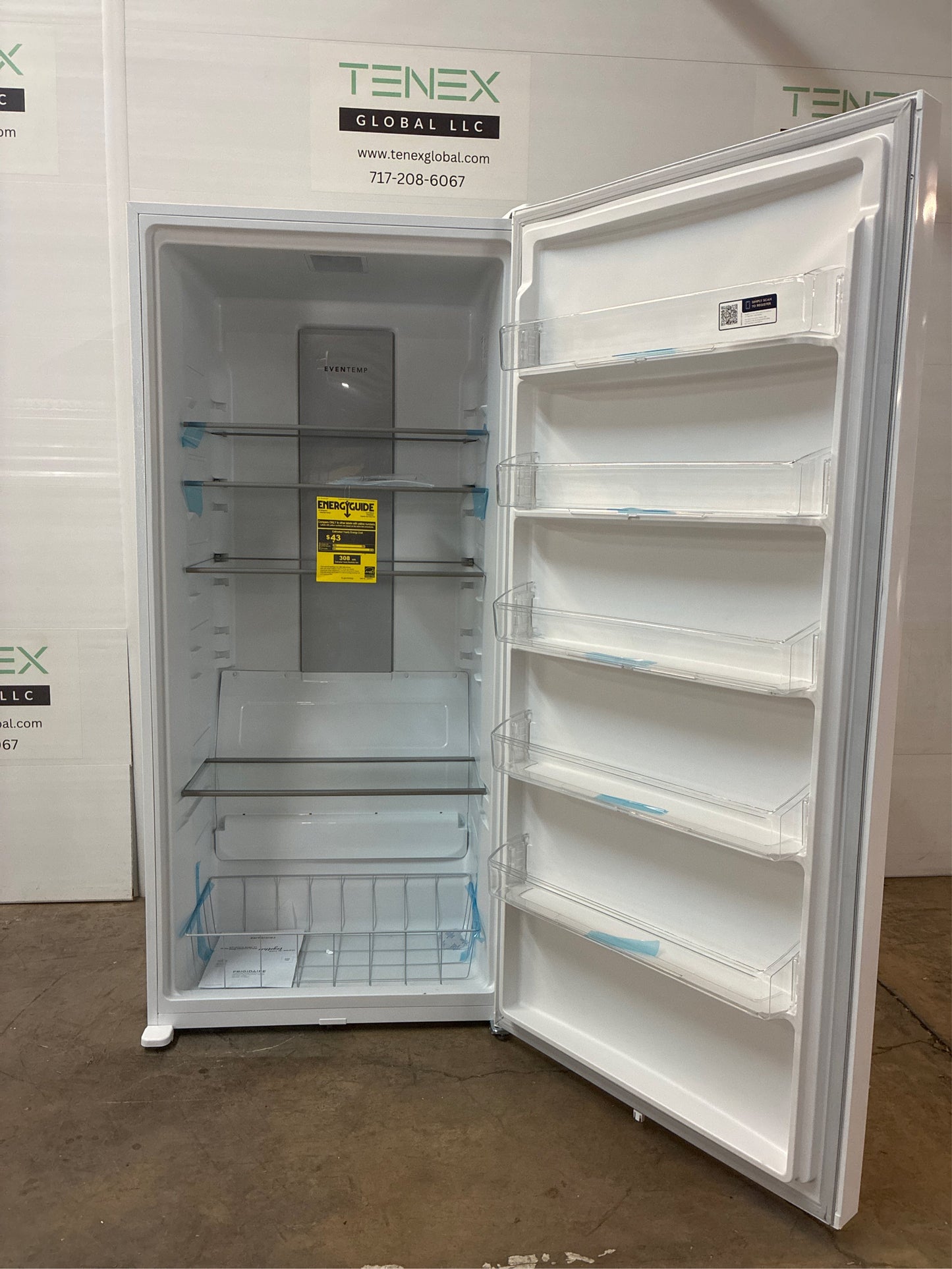 Frigidaire 33 in. Freezerless All-Refrigerator, White, Temp Alarm