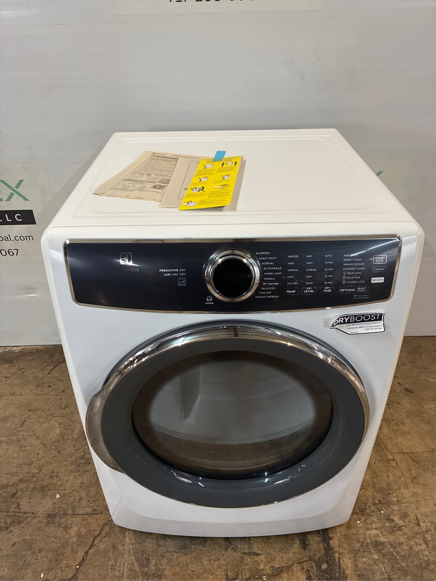 Electrolux 8 cu. ft. Vented Front Load Electric Dryer