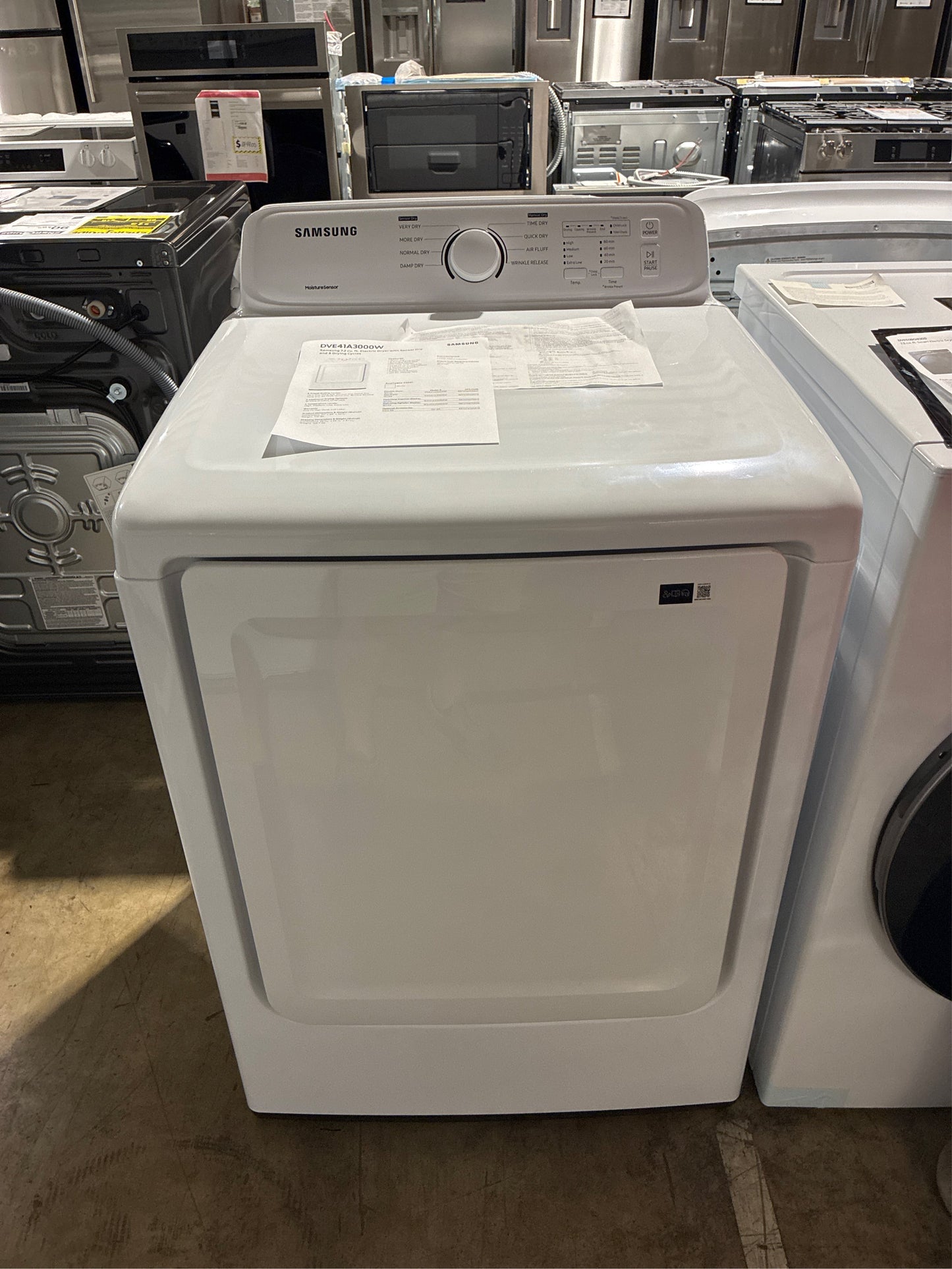 7.2 cu.ft. Vented Electric Dryer with Sensor Dry