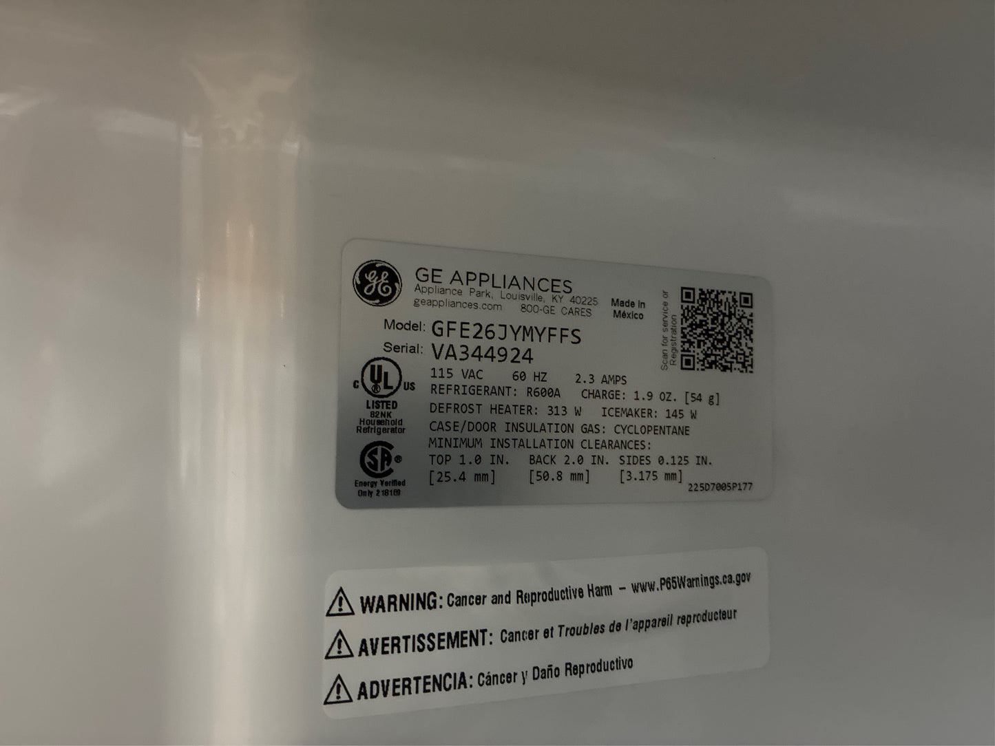GE 25.6-cu ft French Door Refrigerator