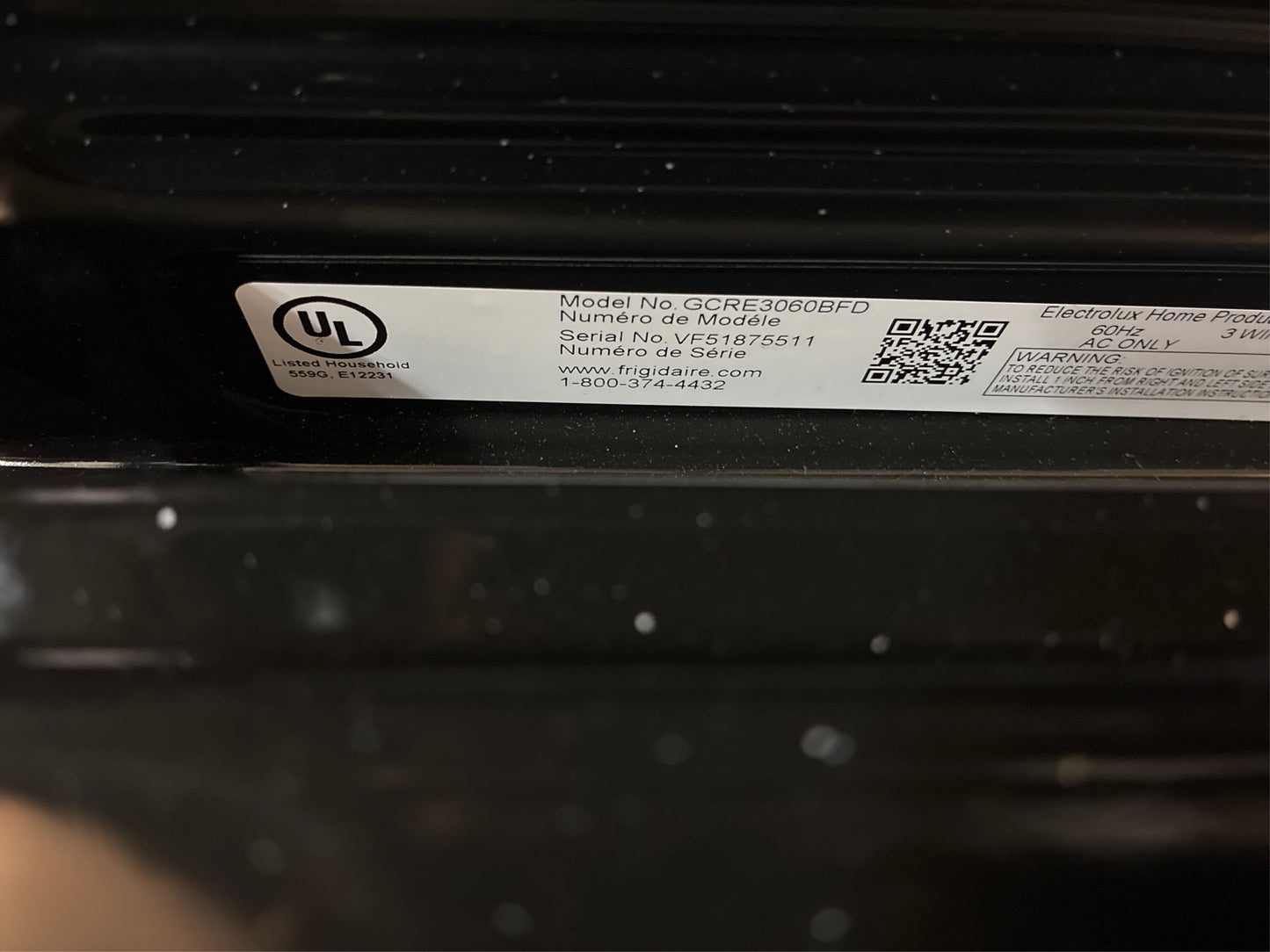 Frigidaire 30 in 5 Burner Oven in Stainless Steel