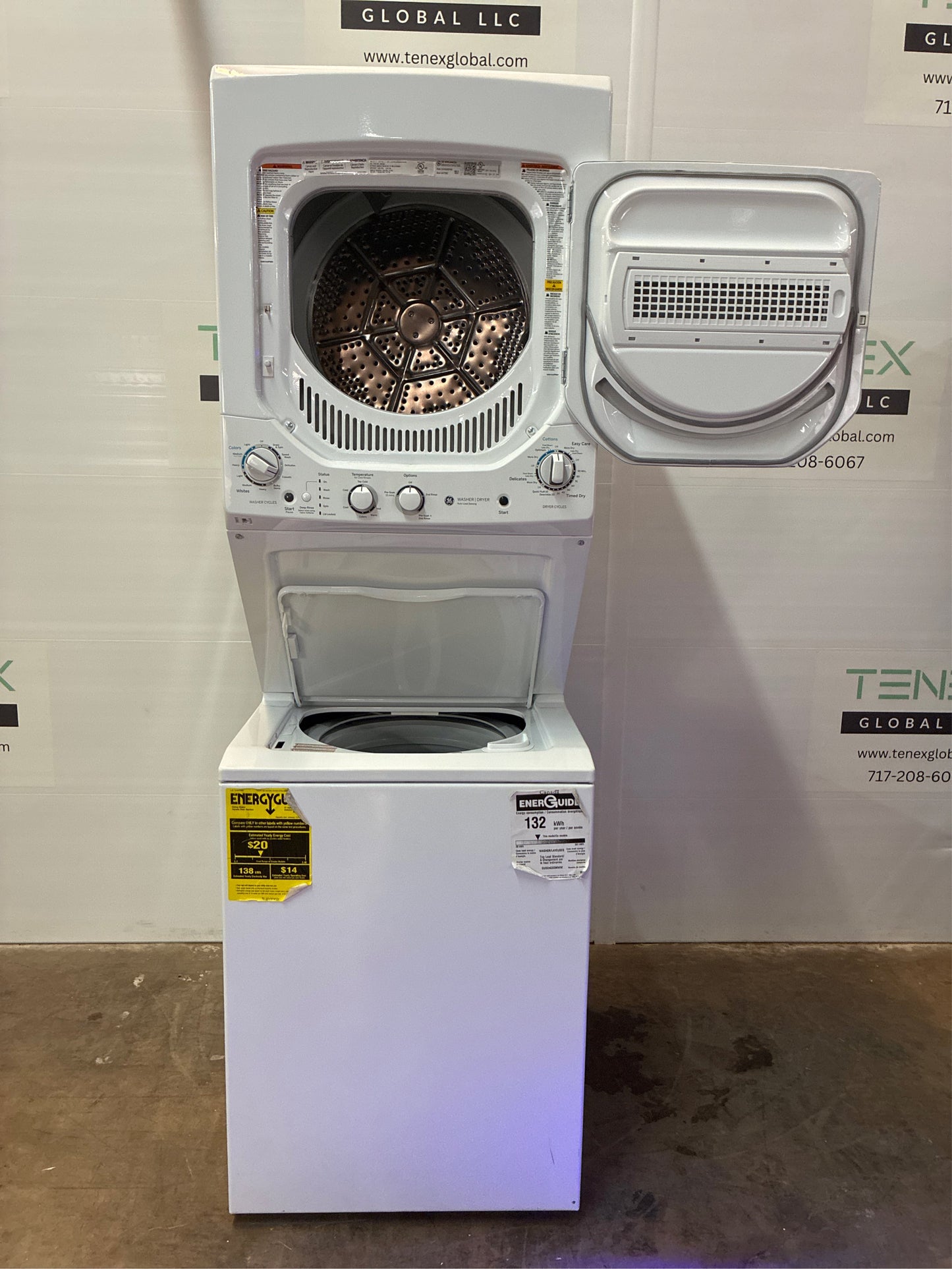 GE Gas Laundry Center 2.3/4.4-cu ft