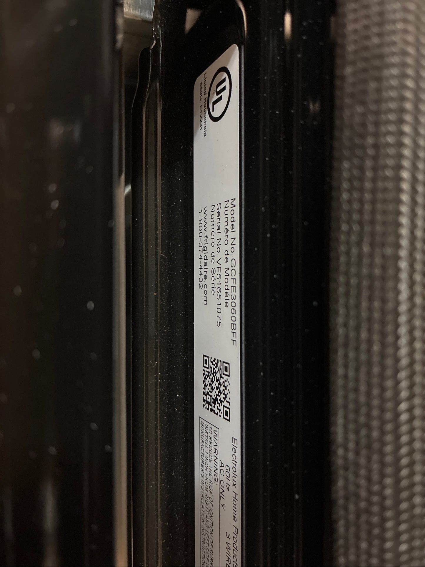 Frigidaire 30" 6.2 cu.ft. Slide-In Electric Range