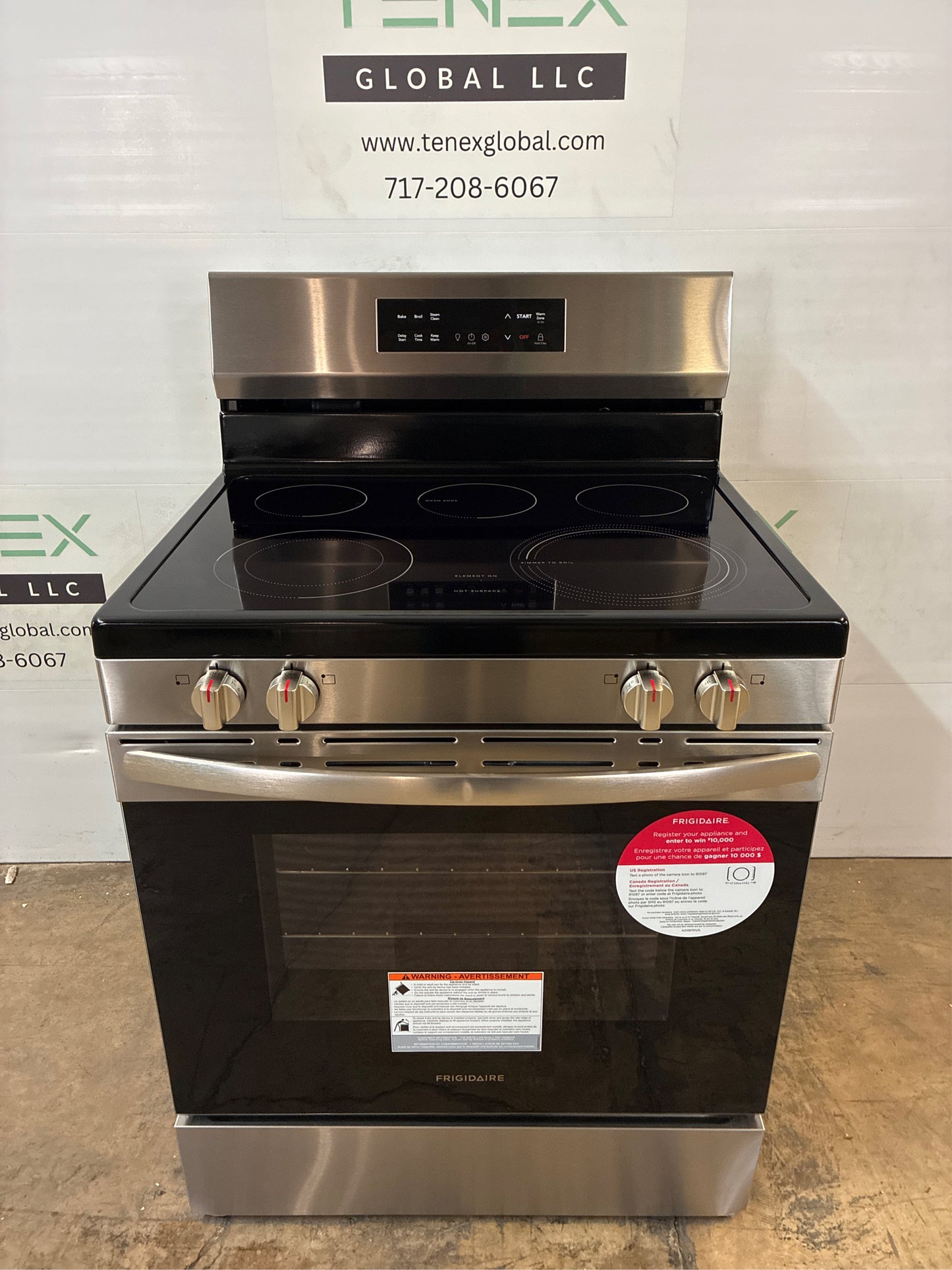 Frigidaire - 30 in. 5-Burner Electric Range