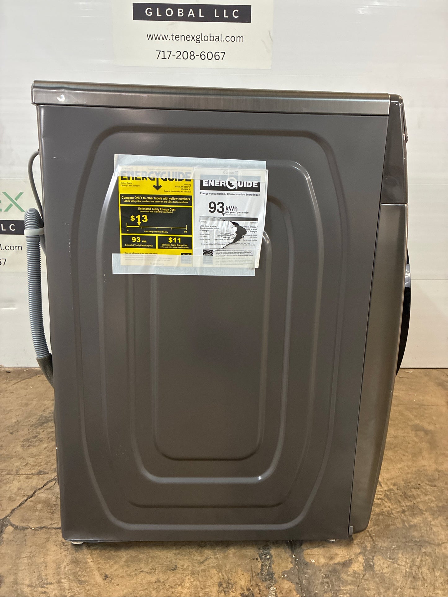 Samsung 4.5 cu. ft. Front Load Washer, Platinum