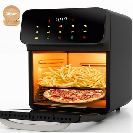Bluebow Air Fryer 12QT 10-in-1, Black
