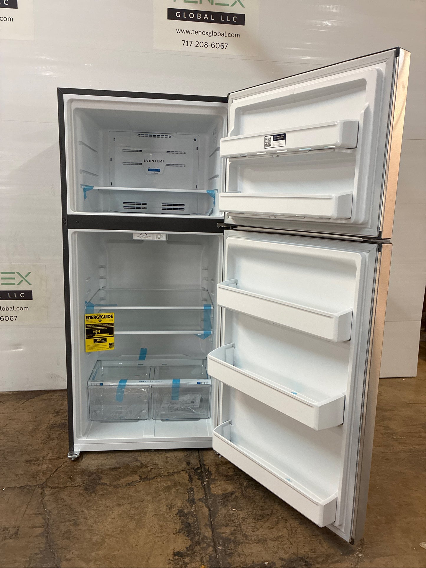 Frigidaire 30 in. 20 cu. ft. Top Freezer Refrigerator, Steel