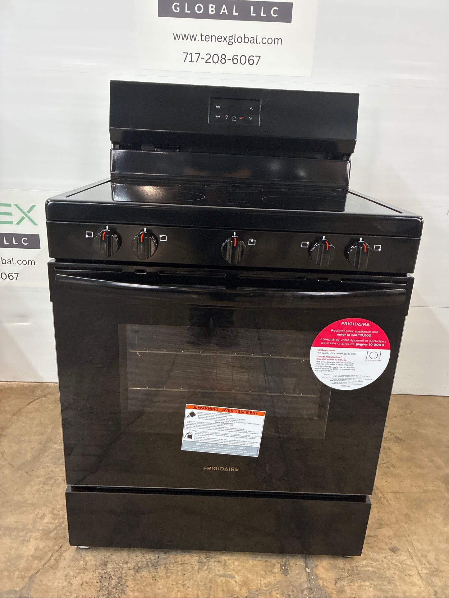 Frigidaire 30" Electric Range (Black)