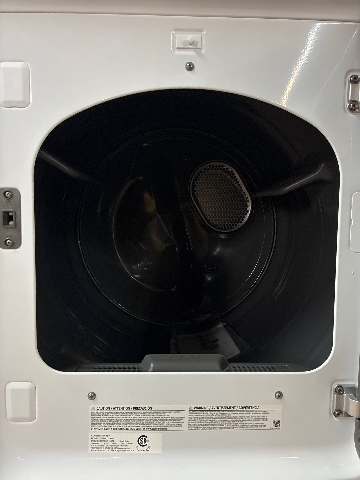 Samsung 7.2 cu.ft-Vented Electric Dryer White