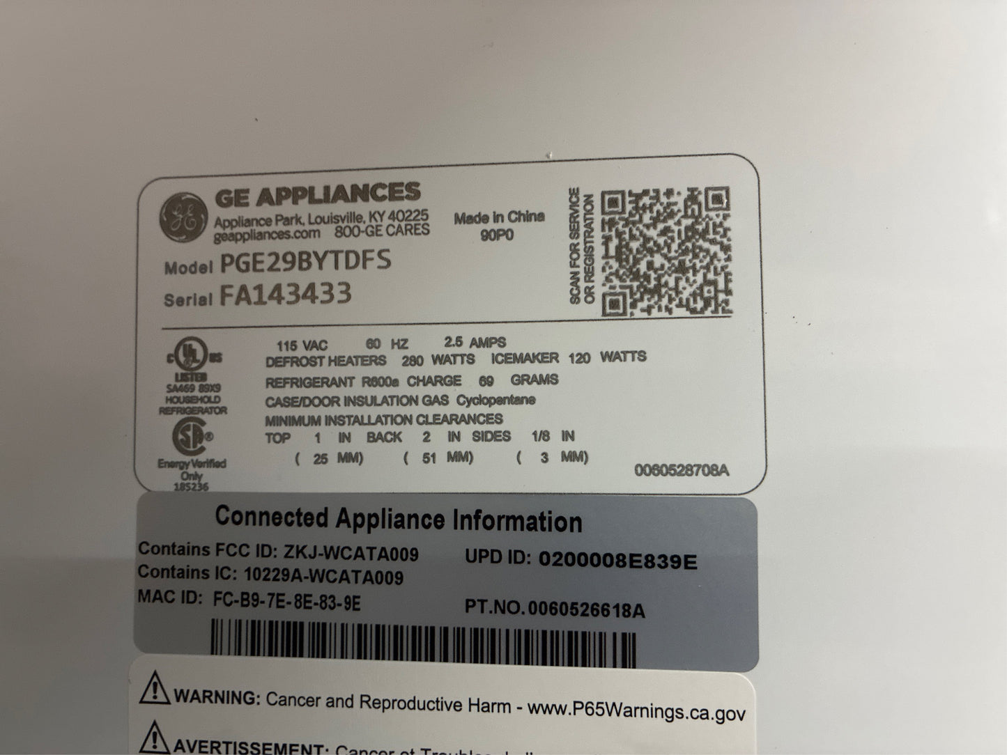GE Profile 28.7-cu ft 4-Door Refrigerator