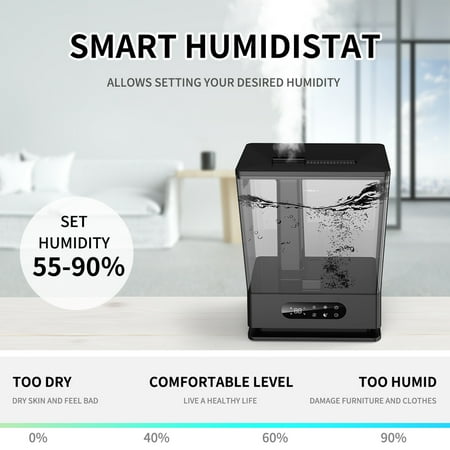 ALROCKET 6.5L Large Top Fill Humidifier