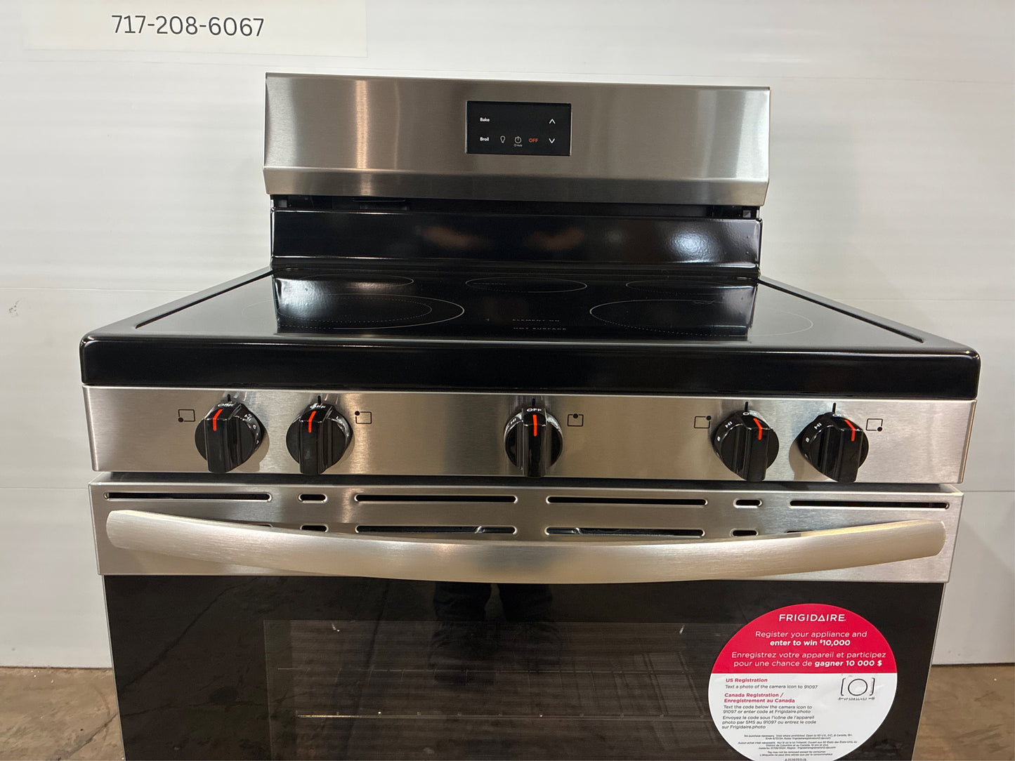 Frigidaire 30-in Glass Top 5 Burners Range